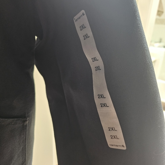 Black Arctic Quilt Duck Traditional Work Jacket by Carhartt 2XL - Picture 8 of 10